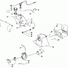 JAG AFS LT 2 SPEED Oil tank, carburetor, fuel pump and silencer