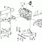 LYNX Опора двигателя и вариатор