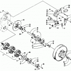 CHEETAH TOURING Вал приводной трака и тормоза