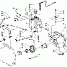 EL TIGRE EXT Oil  /  water tank, carburetor, and silencer assem...