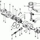 CHEETAH TOURING Поршень и коленвал