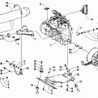 EL TIGRE EXT Опора двигателя и вариатор