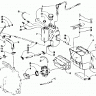 WILDCAT 700 Oil  /  water tank, carburetor, and silencer assem...