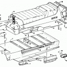JAG AFS LT Tunnel, gas tank, and seat