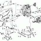 WILDCAT 650 Опора двигателя и вариатор