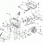 JAG MOUNTAIN CAT Опора двигателя и вариатор