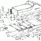 COUGAR Tunnel, gas tank, seat, and toolbox