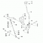 ATV 300 2X4 UTILITY  Green (US) Рычаг переключения