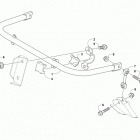 ATV ALTERRA 500 XT EPS WHITE Sway bar assembly
