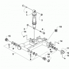 ATV 300 2X4 UTILITY  Green (US) Задняя подвеска