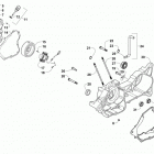 ATV 150 UTILITY  Green (US) Right crankcase and cover assembly