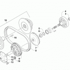 ATV ALTERRA 400 Green (US), Red (US) Трансмиссия
