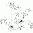 TRV 1000 XT L7e RED Передний багажник крыло и фара