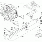XC 450 EFI  White (US) Двигатель и глушитель