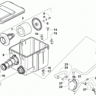 ATV 300 2X4 UTILITY  Green (US) Воздухозаборник