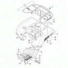 ATV 500 GREEN Задний багажник ,крыло и подножки