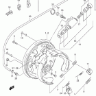 LT-F300F King Quad 4WD Front wheel brake (model x / y / k1)