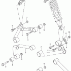 LT-F250F Quad Runner 4WD Подвеска передняя