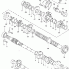 LT-F250F Quad Runner 4WD Трансмиссия 1