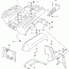 LT-F250F Quad Runner 4WD Front fender (model x / y)