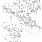 LT-F250F Quad Runner 4WD Differential gear