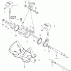 LT-F250F Quad Runner 4WD Transmission lever