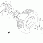 LT-F300F King Quad 4WD Front wheel (model k2)