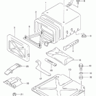 LT-F300F King Quad 4WD Задний короб