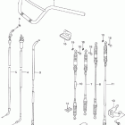 LT-F300F King Quad 4WD Руль -тросы