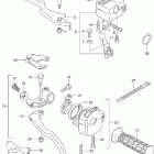 LT-F300F King Quad 4WD Handle lever (model x / y / k1)