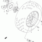 LT-A400F Eiger Auto 4WD Переднее колесо