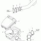 LT-A400F Eiger Auto 4WD Belt cooling duct