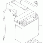 LT-A400F Eiger Auto 4WD АКБ