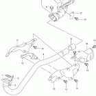 LT-F300F King Quad 4WD Глушитель