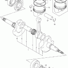 LT-F400F Eiger 4WD Коленвал