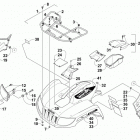 TRV 1000 LTD BLUE Передний багажник крыло и фара