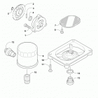 ATV 700 EFT RED Oil filter  /  pump assembly