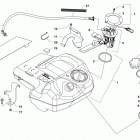 ATV XR 700 EFT GREEN Топливный бак