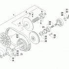 TRV 1000 XT EFT BLUE Трансмиссия