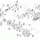 TRV 1000 XT EFT BLUE Передний редуктор
