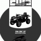 TRV 700 XT BLUE Заднее крыло и подножки