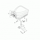 ATV 450 EFT RED Сидение