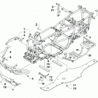 TRV 1000 LTD BLUE Рама ,баипера и защита