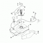 TRV 550 XT EFT BLUE Топливный бак