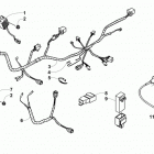 ATV 90 2X4 UTILITY RED Electrical and wiring harness assembly