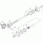 ATV XR 700 XT EFT BLACK Вторичный привод в сборе