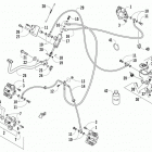 ATV 550 XT EFT BLUE Гидравлический тормозной механизм
