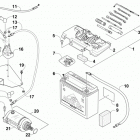 ATV 1000 MUD PRO LTD BLACK АКБ и стартер