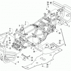 ATV 700 MUD PRO LTD BLACK Рама ,баипера и защита