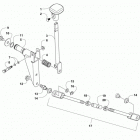 ATV XR 700 XT EFT BLACK Рычаг переключения